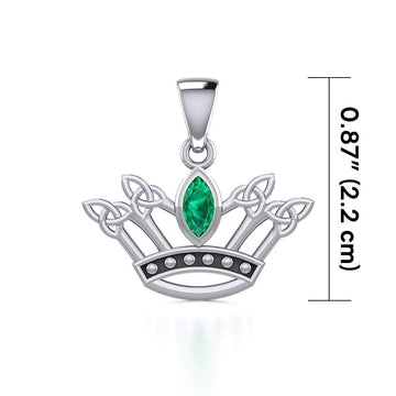 Triquetra Crown Pendant TPD4165 - Jewelry
